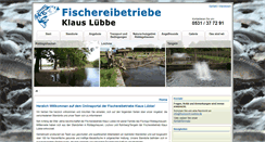 Desktop Screenshot of fischereibetriebe-luebbe.de